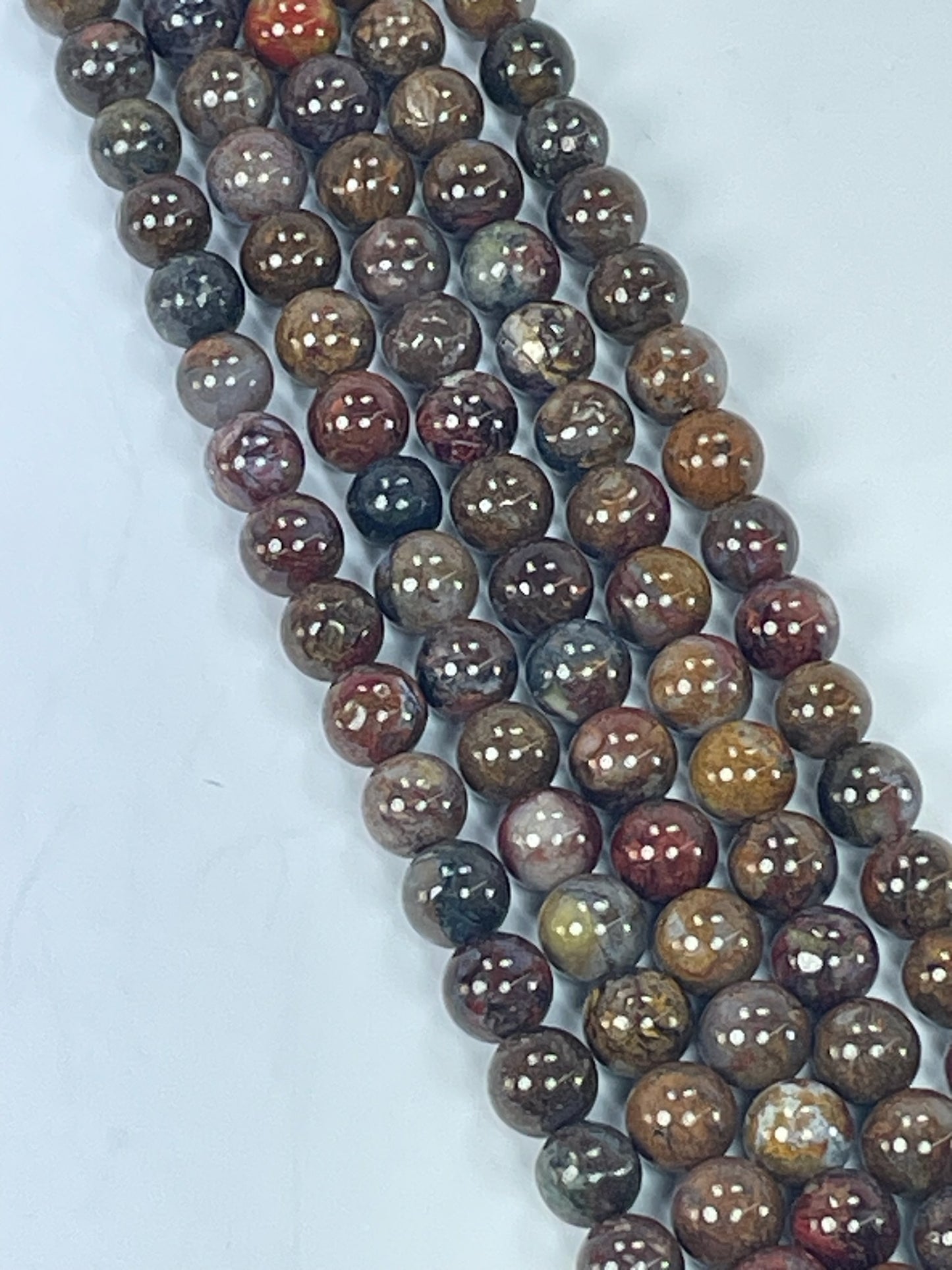 Pietersite 8mm, 16" Strand