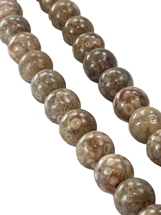 Maifanite Stone, 8mm, 16" Strand