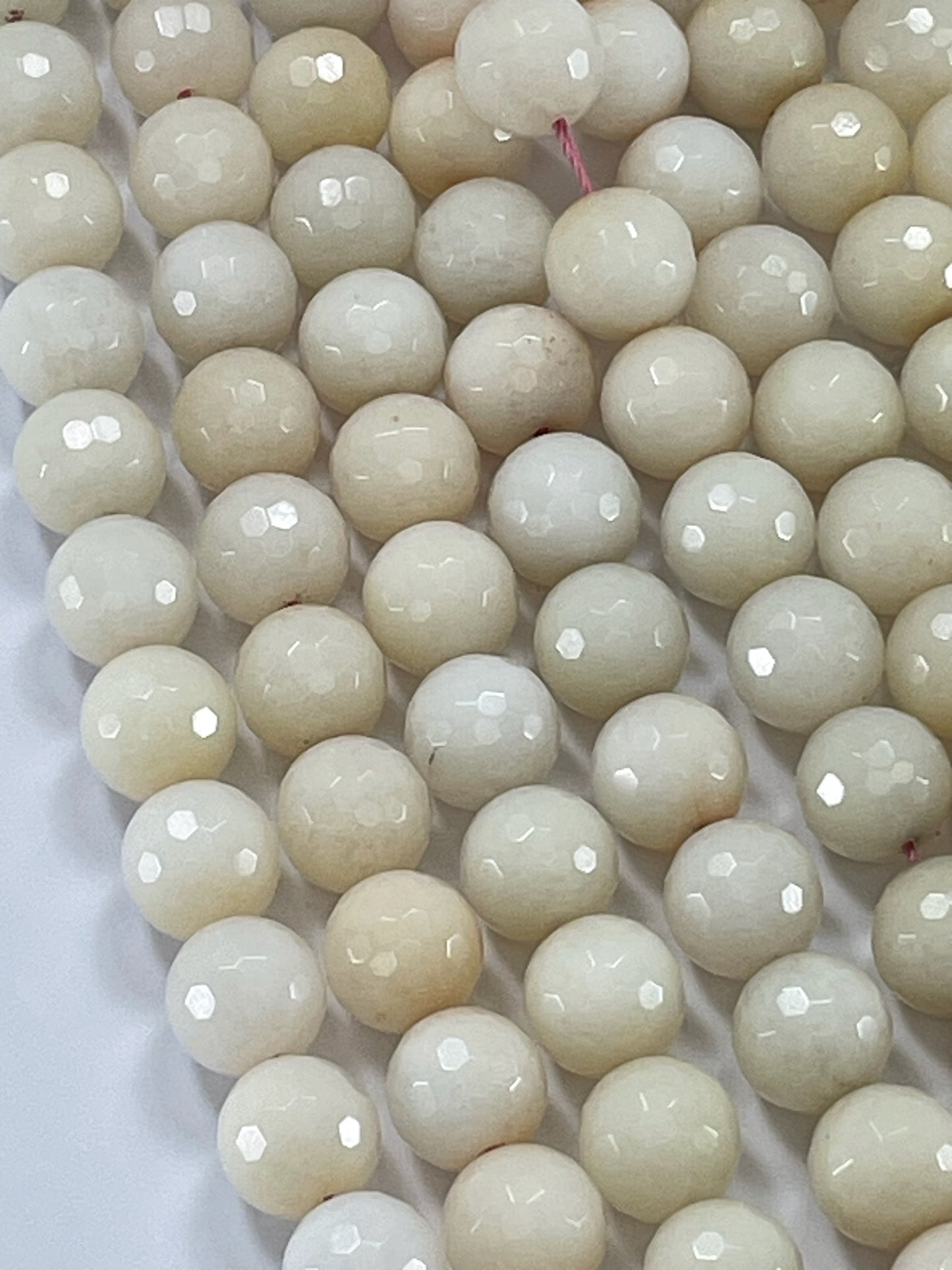 Candy Jade Faceted 12mm, 16" Strand