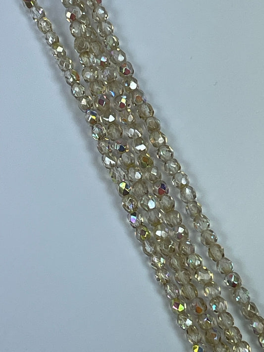 Czech Fac Crystal Lemon 4mm