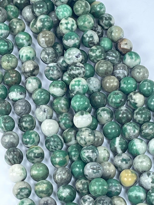 Qing Hai Jade, 8mm, 16" Strand