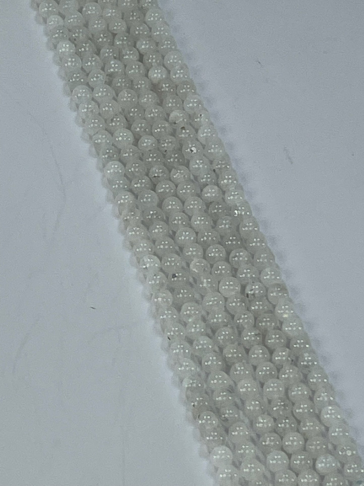 Moonstone Round 4mm, 16" Strand