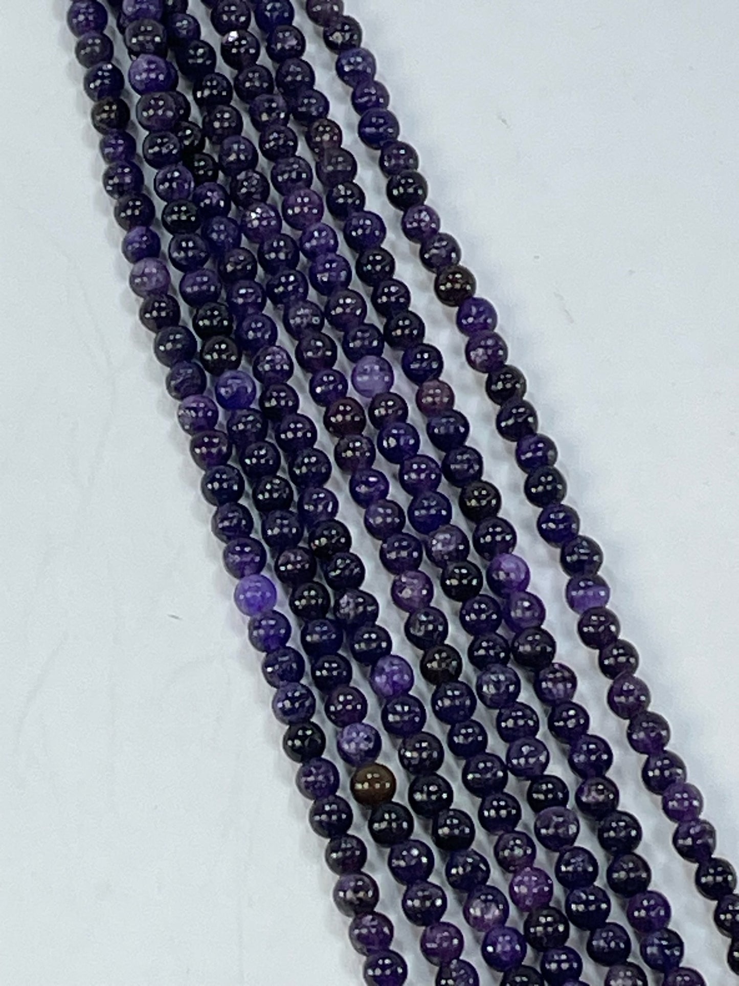 Lepidolite Jasper 4mm, 16" Strand