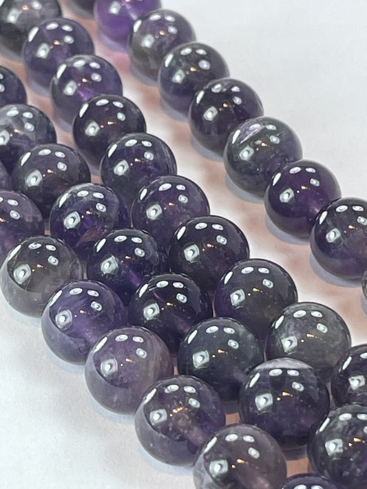 Amethyst, 8mm, 16" Strand