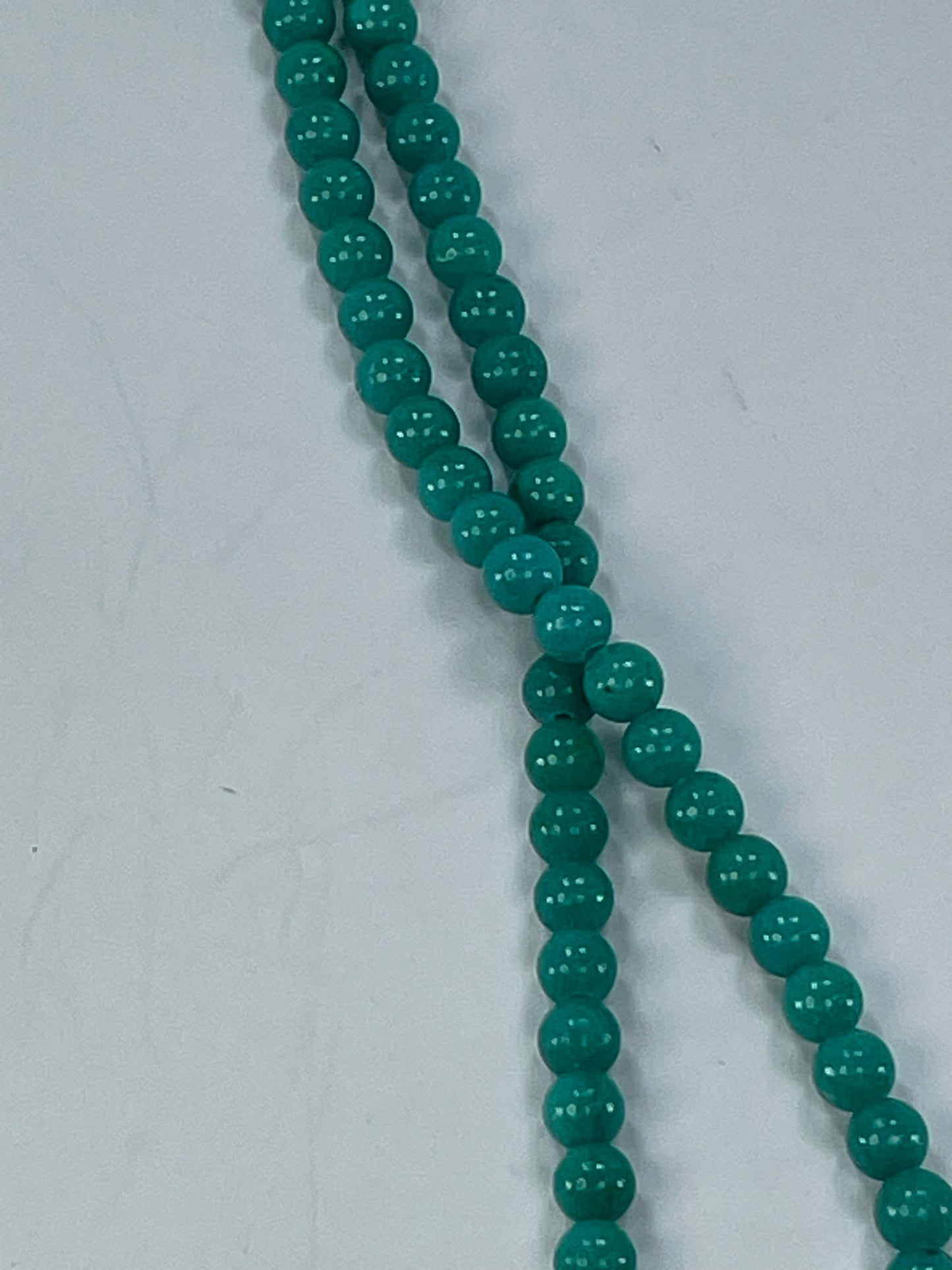 Mashan Jade Easter Green, 6mm, 16" Strand