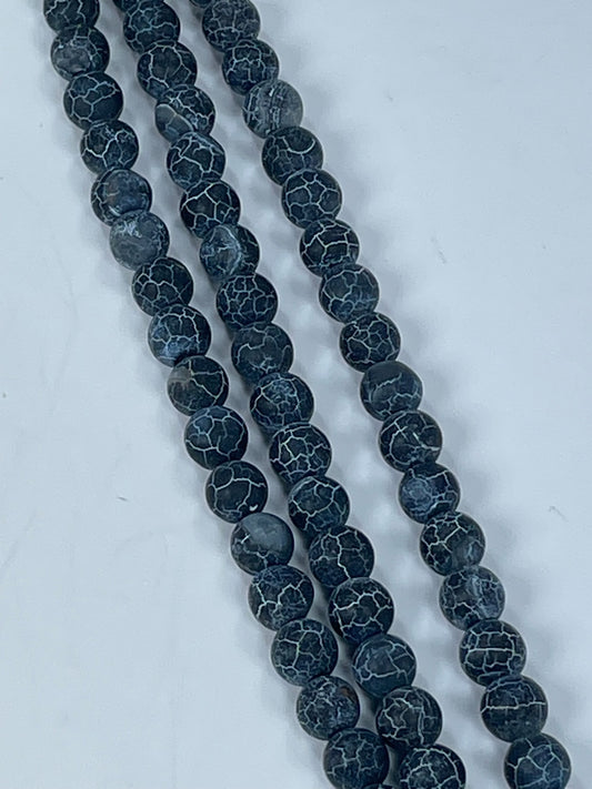 Orbicular Granite, 8mm, 16" Strand