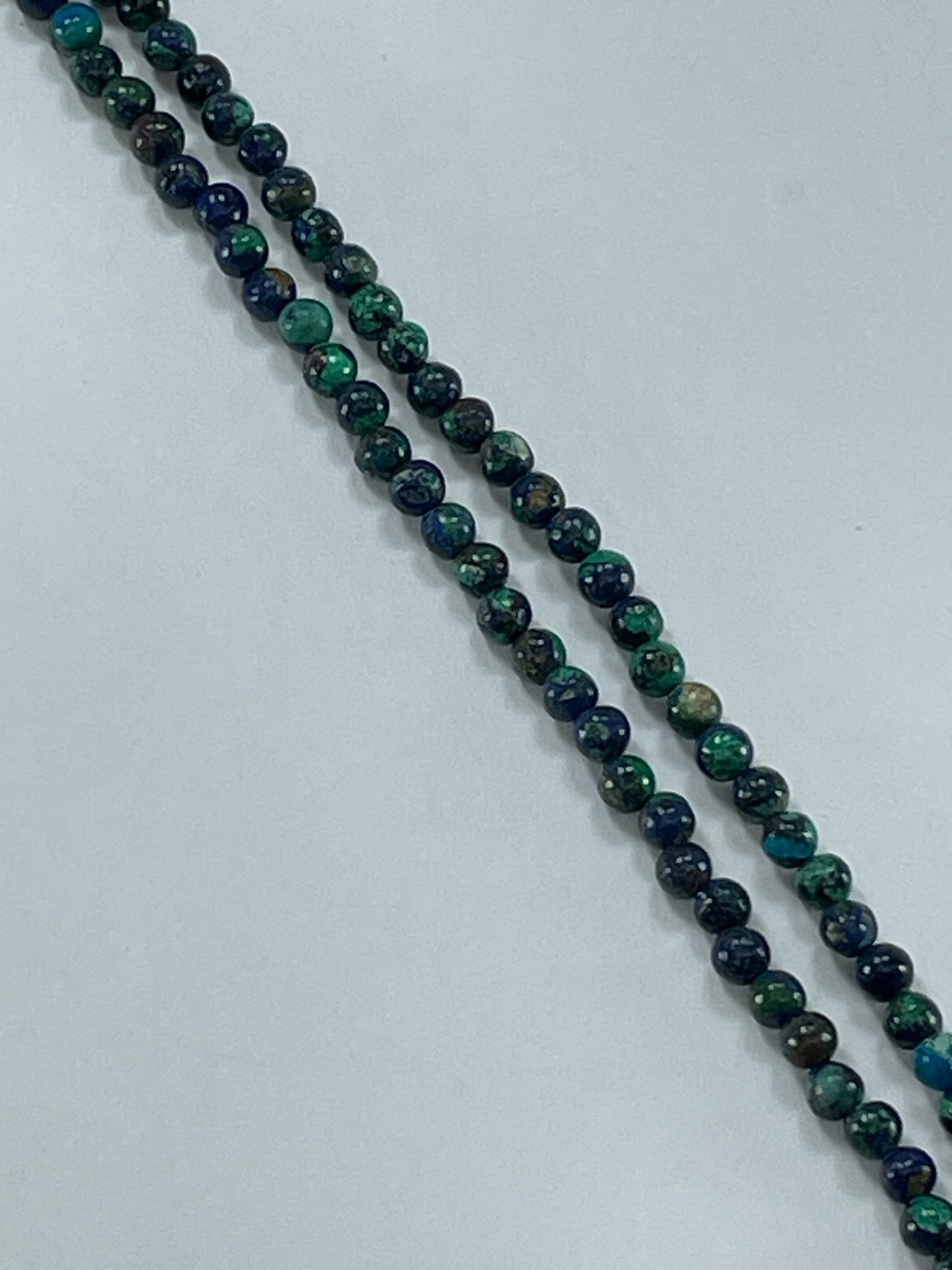 Azurite 4mm, 16" Strand