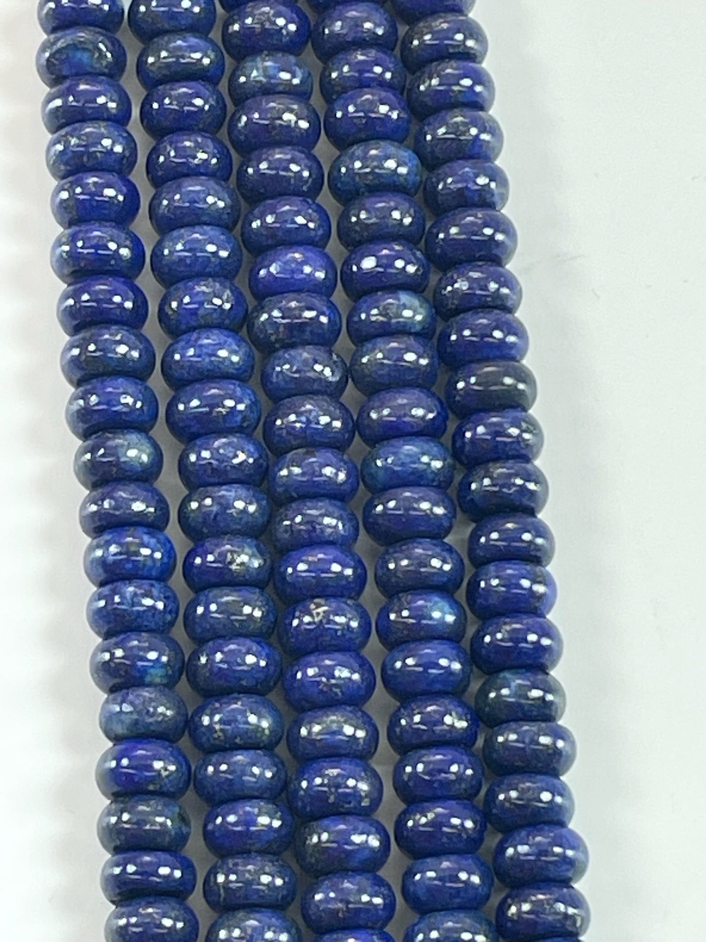 A Grade Lapis Lazuli Rondelles, 5x8mm, 16" Strand