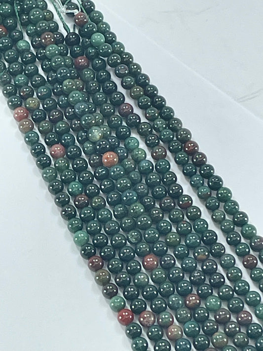 Bloodstone 4mm, 16" Strand