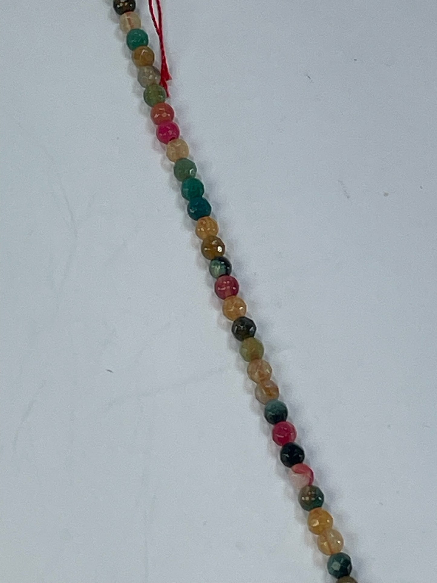 Mixed Agate Faceted 4mm, 16" Strand