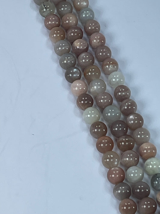 Multi Moonstone 8mm, 16" Strand