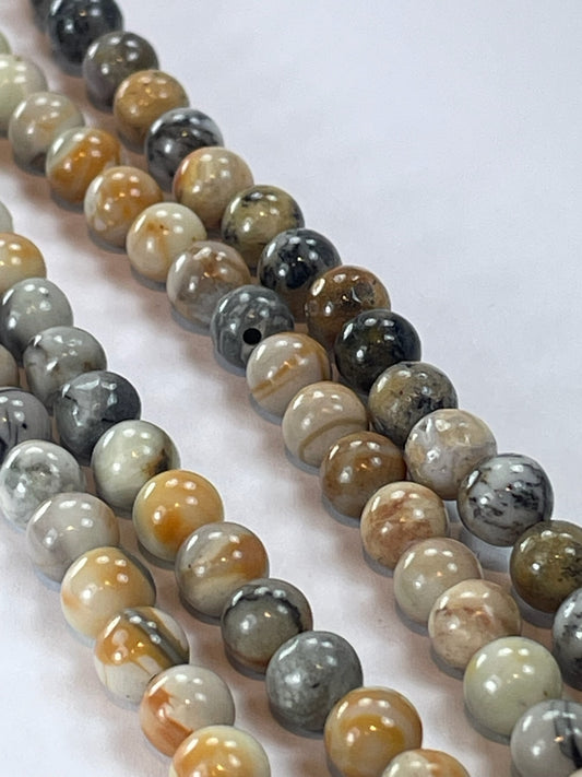 Picasso Jasper, 6mm, 16" Strand