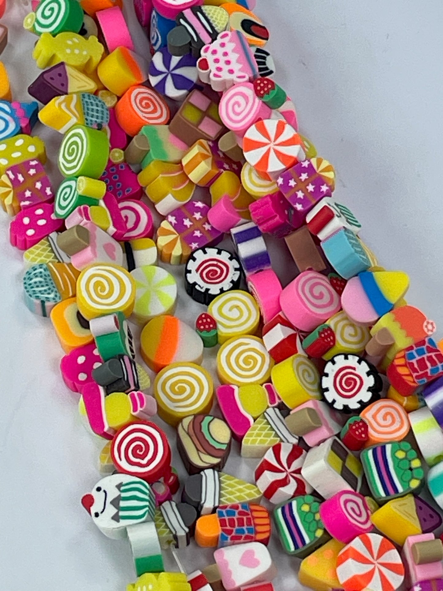 Polymer Clay Treats, 16" Strand