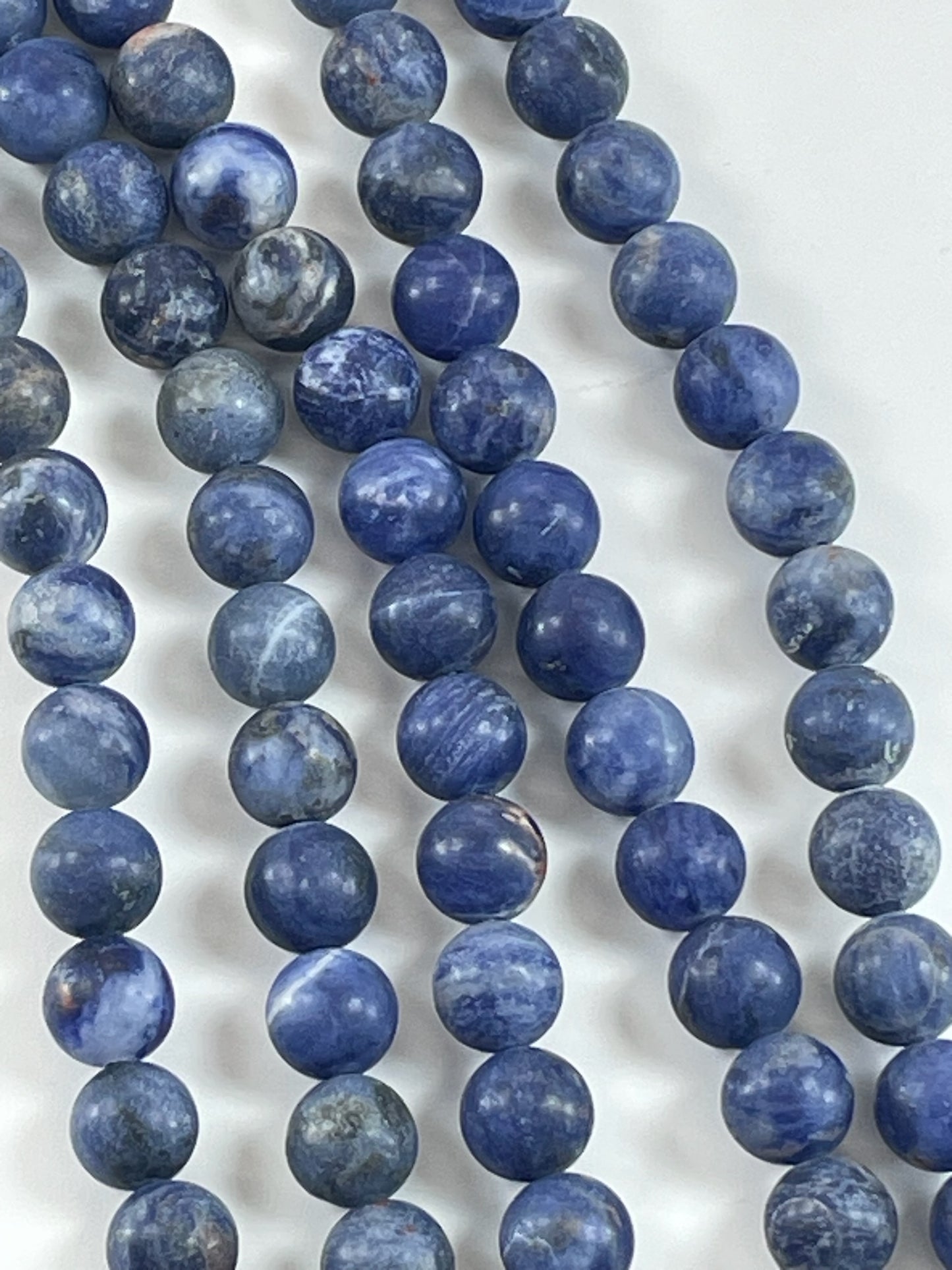 Sodalite Matte 8mm, 16" Strand