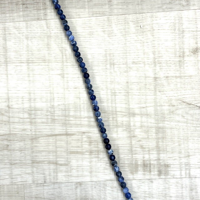 Sodalite Matte 6mm, 16" Strand