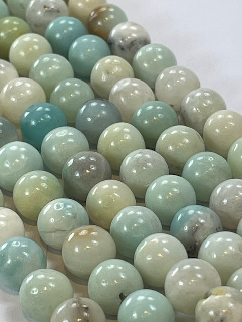 Brown Amazonite, 8mm, 16" Strand