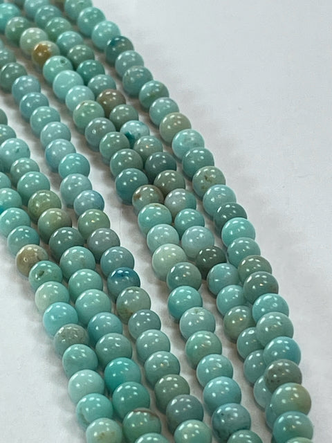 Larimar, 4mm, 16" Strand